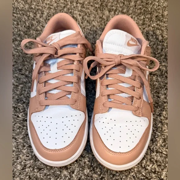 Nike Dunk Low Rose Whisper White Women’s 7.5 - Picture 2 of 15